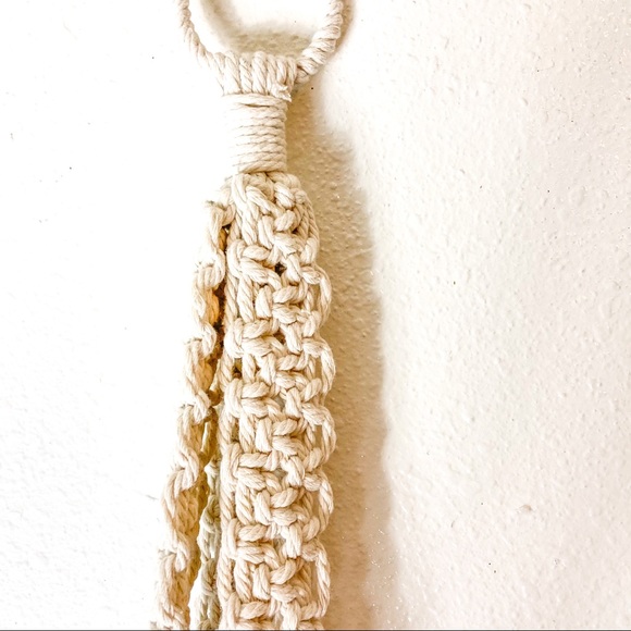 38” and 31” Set of 2 Macrame Plant Holders - Picture 4 of 11